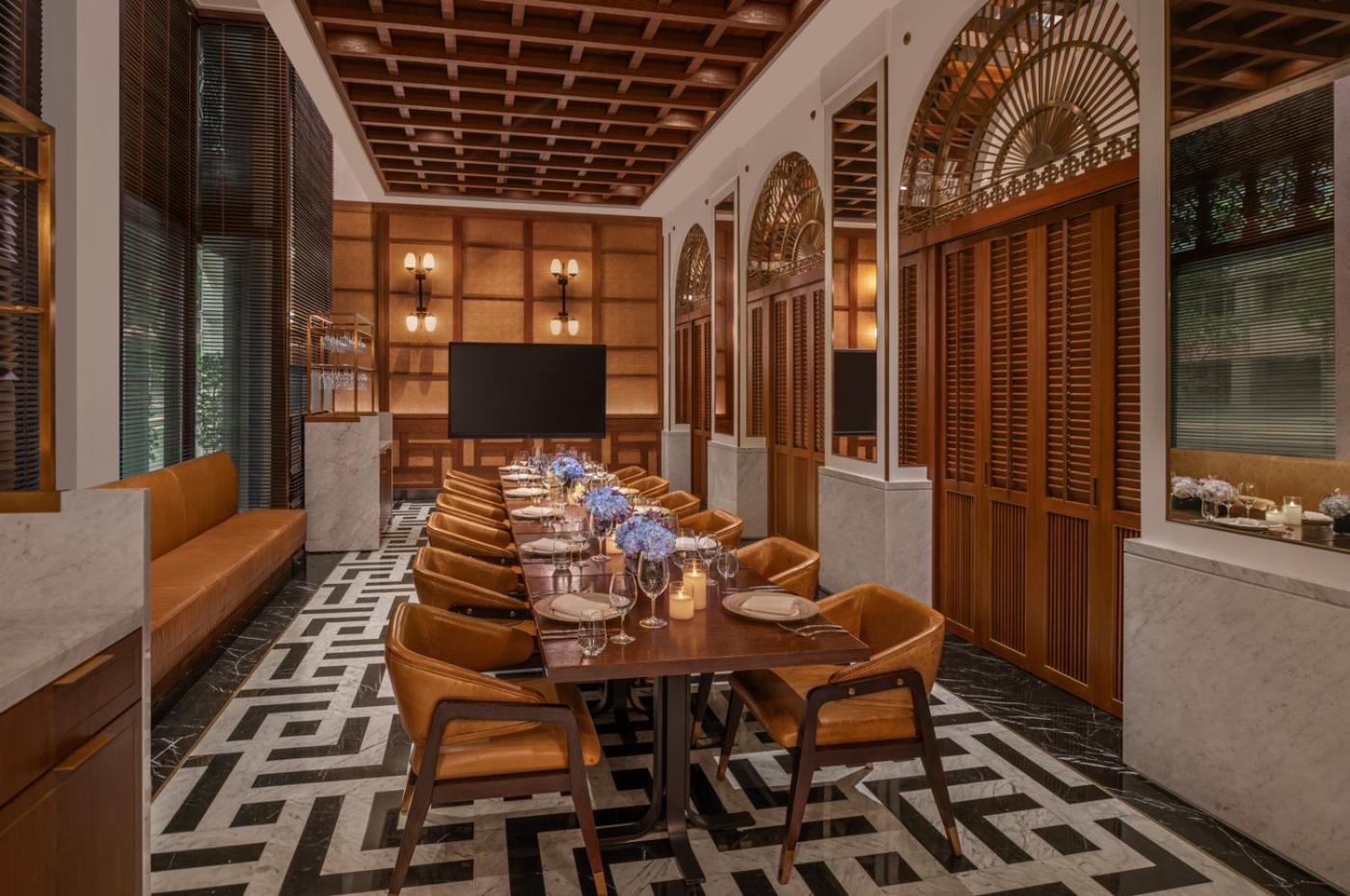 The Capitol Kempinski Hotel Singapur Exteriér fotografie The Private Dining Room at the restaurant